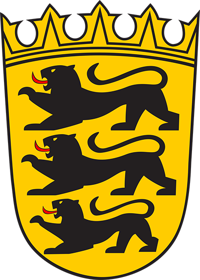 Wappen des Bundeslandes Baden-Württemberg