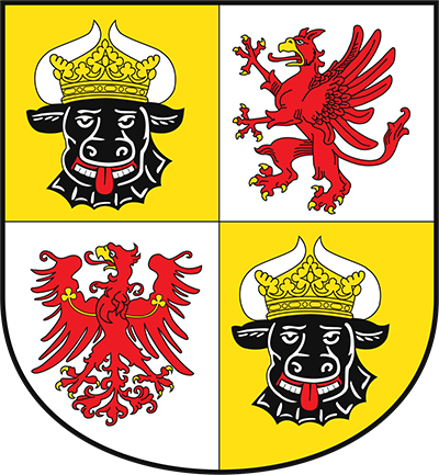 Wappen des Bundeslandes Mecklenburg-Vorpommern