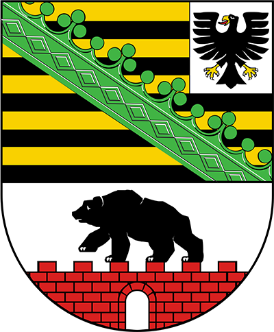 Wappen des Bundeslandes Sachsen-Anhalt