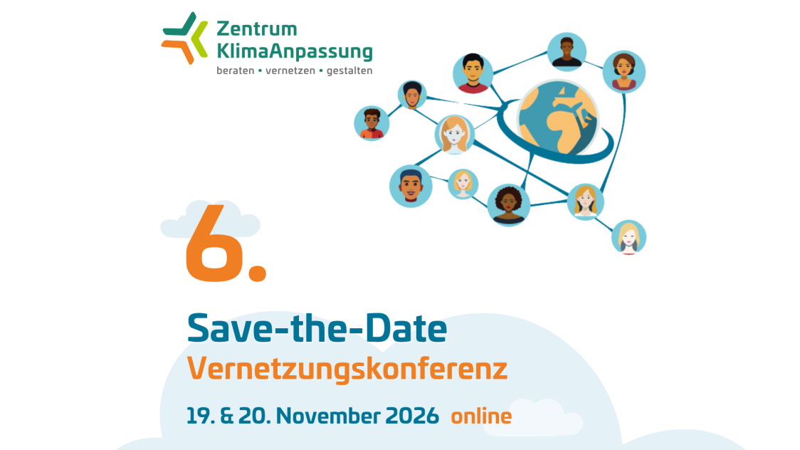 Eine Grafik, die das Datum der diesjährigen Vernetzungskonferenz am 19. und 20. November 2026 zeigt.