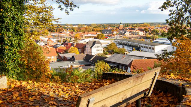 Blick auf die Altstadt von Boizenburg/Elbe