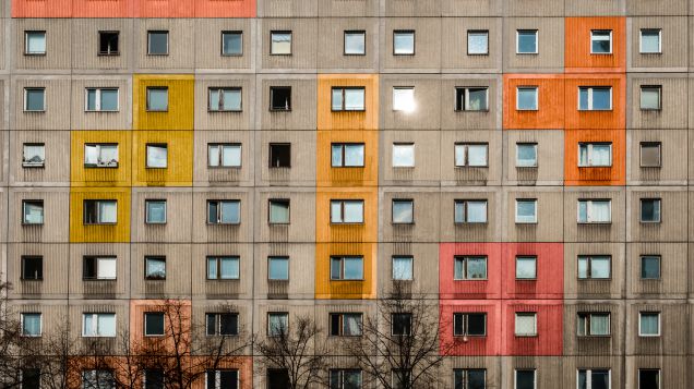 Fassade Plattenbau