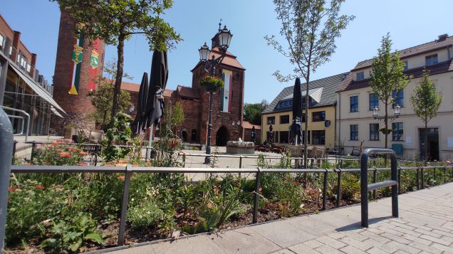 Steintorplatz (© Pressestelle Stadt Bernau) Praxisbeispiel Bernau