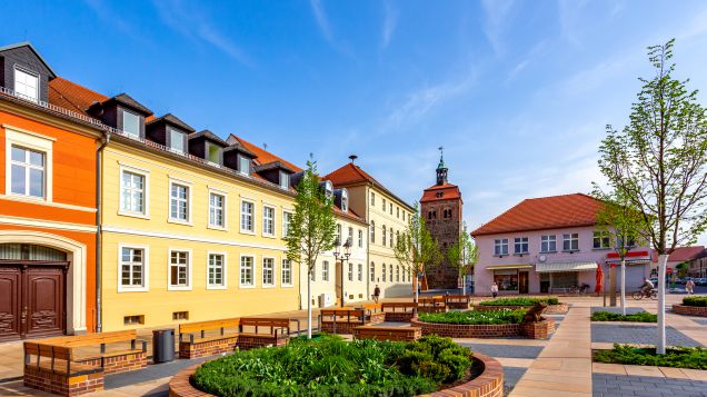 Marktturm und Sankt Johanniskirche, Luckenwalde, Quelle: Adobe Stock