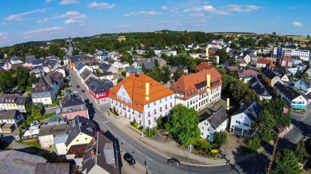 Luftbild Stadt Selbitz