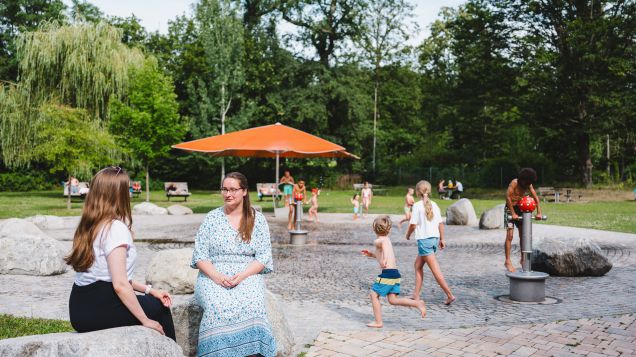 Wasserspielplatz in Aschaffenburg; Quelle: Fabian Weiss