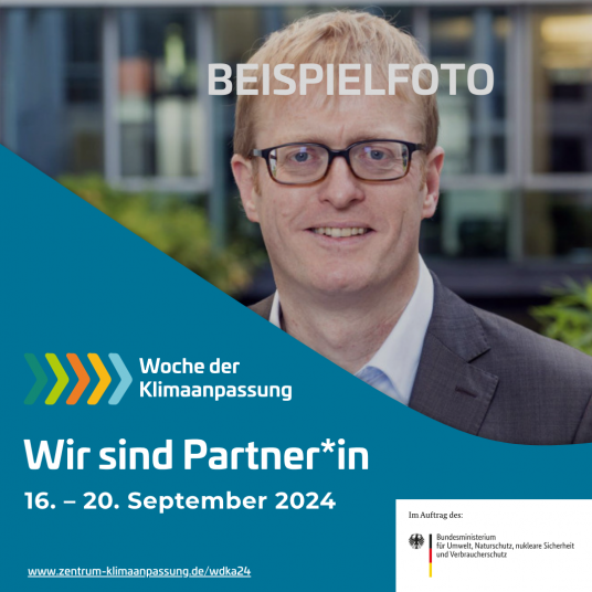 Wir sind Partner*in der Woche der Klimaanpassung