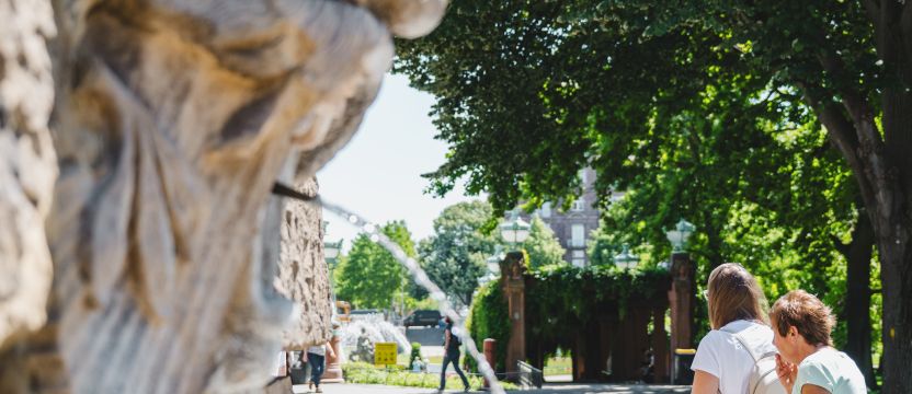 Trinkbrunnen in der Stadt