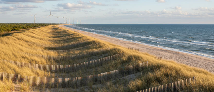 DAs Foto zeigt Küstenschutz in Mecklenburg Vorpommern