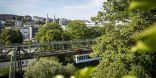 Wuppertal - blaue Schwebebahn 