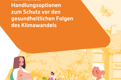 Titelblatt: Kommunale Handlungsoptionen zum Schutz vor den gesundheitlichen Folgen des Klimawandels