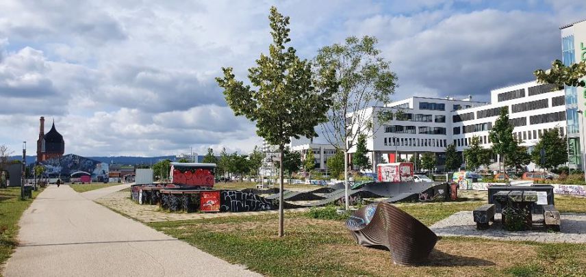 Kulturpark nachher. Foto: Grünflächenamt Wiesbaden. Kulturpark nachher. Foto: Grünflächenamt Wiesbaden.