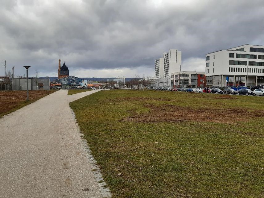 Kulturpark vorher. Foto: Grünflächenamt Wiesbaden. Kulturpark vorher. Foto: Grünflächenamt Wiesbaden.