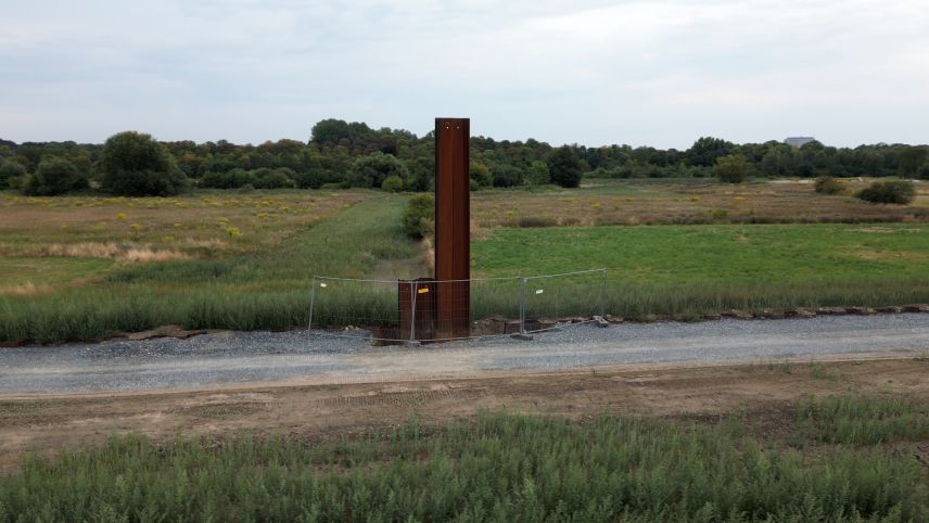 Konstruktion des neuen Damms