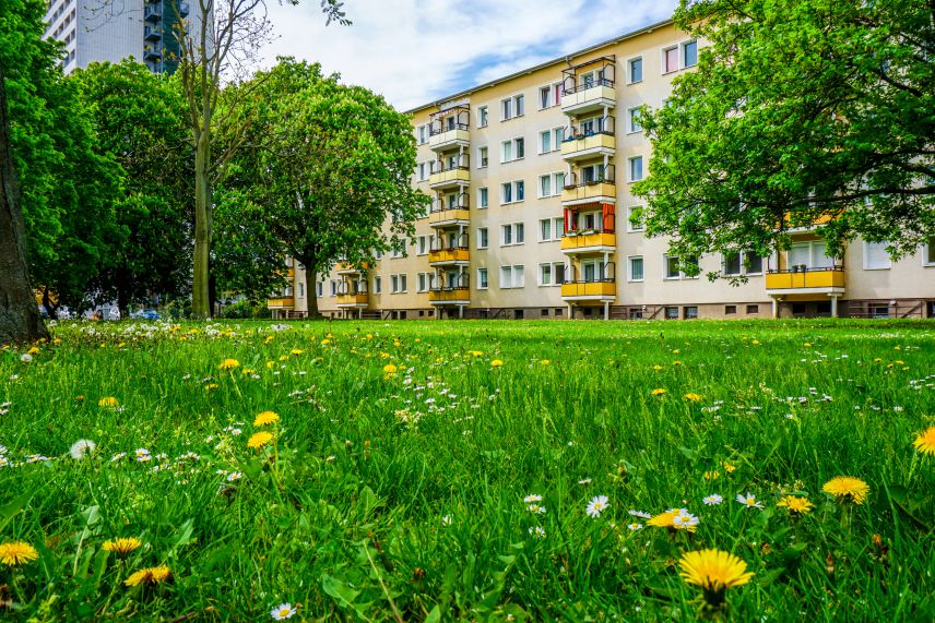 Plattenbau begrünt Plattenbau begrünt
