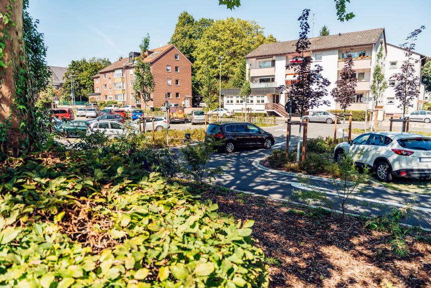 Foto: Zukunftsinitiative Klima.Werk / EGLV Klimagerechter Parkplatz