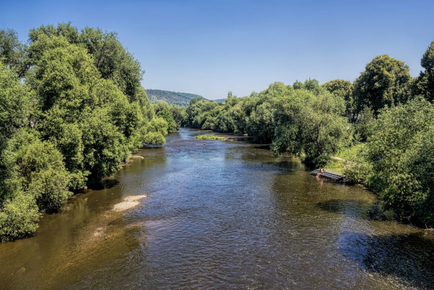 Die Saale - Stadt Jena Die Saale - Stadt Jena