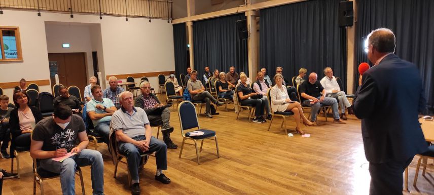 Auftaktveranstaltung mit Bürger*innen zum Projekt "Klimafit Oststeinbek - Aktiv bei Starkregen" (Gemeinde Oststeinbek) Auftaktveranstaltung mit Bürger*innen zum Projekt "Klimafit Oststeinbek - Aktiv bei Starkregen" (Gemeinde Oststeinbek)