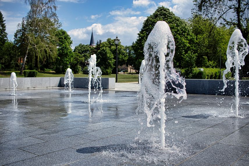 Hitzeaktionsplanung - Wasserspiele in der Innenstadt Hitzeaktionsplanung - Wasserspiele in der Innenstadt