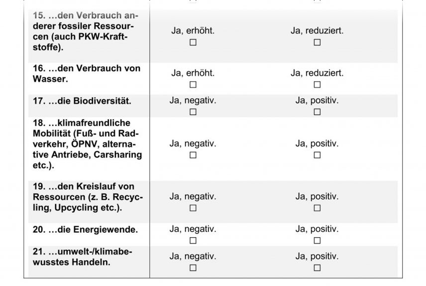 Fragebogen Klimarelevanzprüfung (Seite 3 Teil 2; Stadt Offenbach a. M.) Fragebogen Klimarelevanzprüfung (Seite 3 Teil 2; Stadt Offenbach a. M.)