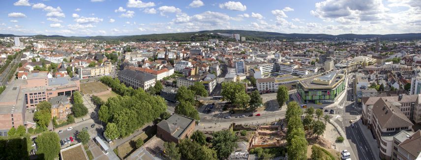 Kaiserslautern von oben ©StadtKL