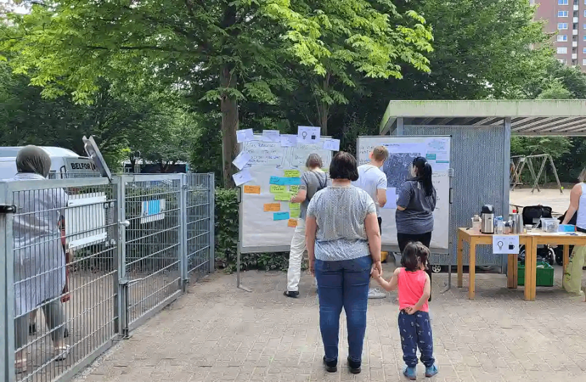 Beteiligung Eltern jüngerer Kinder an der KiTa Stichnathstraße ("Idee für Kaffee") (Quelle: proloco)
