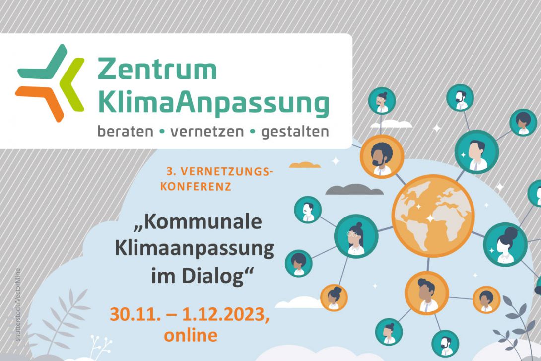 3. ZKA Vernetzungskonferenz vom 30.11. bis 1.12.2023 zum Thema Kommunale Klimaanpassung im Dialog