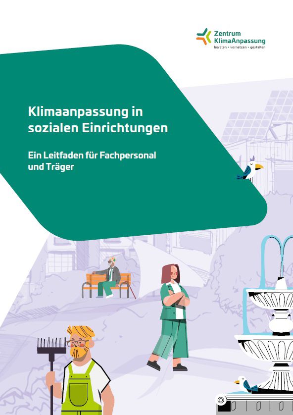 Klimaanpassung in sozialen Einrichtungen_Titelblatt